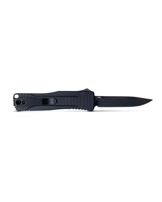 Bechmade OM Auto OTF 4850BK Knife 2.475" S30V Black Clip Point (USA) from NORTH RIVER OUTDOORS