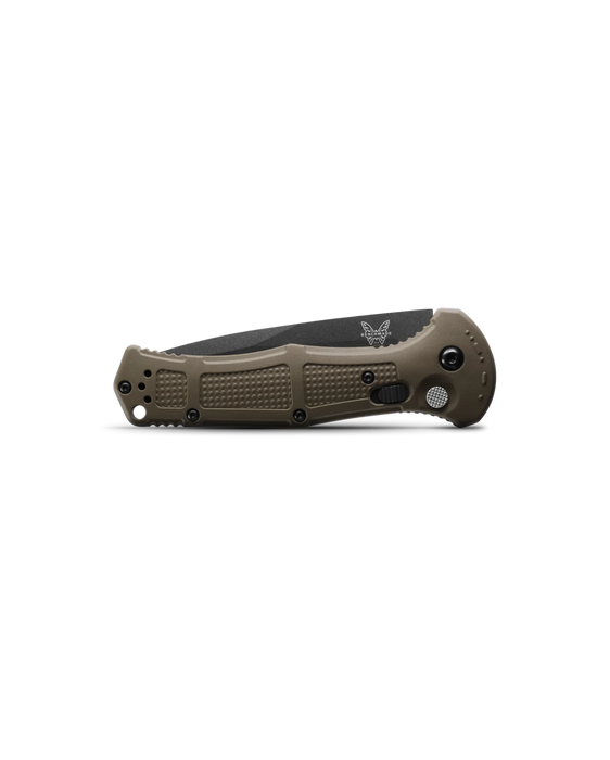 Benchmade 9070BK-1 Claymore Auto Folding Knife 3.6" CPM-D2 Cobalt Black Plain Blade, Ranger Green from NORTH RIVER OUTDOORS