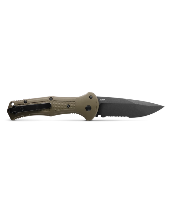 Benchmade Claymore Auto Folding Knife 9070SBK-1 CPM-D2 Ranger Green Grivory Handles - NORTH RIVER OUTDOORS