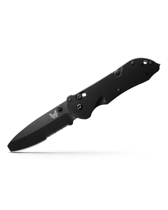 Benchmade Triage Rescue Folding Knife 3.5" Black G10 Handles Safety Cutter Glass Breaker - NORTH RIVER OUTDOORS
