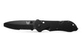 Benchmade Triage Rescue Folding Knife 3.5" Black G10 Handles Safety Cutter Glass Breaker - NORTH RIVER OUTDOORS