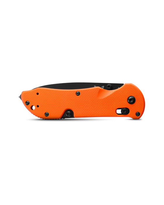 Benchmade Triage Rescue Folding Knife 3.5" Orange G10 Handles, Safety Cutter, Glass Breaker from NORTH RIVER OUTDOORS