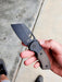 BergBlades Mini Slim Frame Lock Knife Ti (2.4" Sand/Stone) from NORTH RIVER OUTDOORS