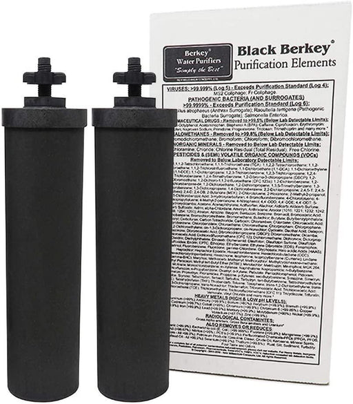Black Berkey Replacement Elements BF2 (Set of 2) - NORTH RIVER OUTDOORS