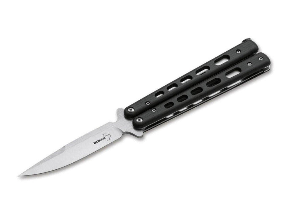 Boker 06EX228 Balisong G-10 Large Butterfly Knife 4" (USA) from NORTH RIVER OUTDOORS