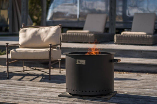 Burly Gather 21" Matte Black Fire Pit (USA) - NORTH RIVER OUTDOORS