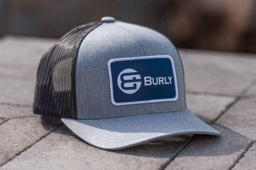 Burly Heather Grey & Charcoal Trucker Hat - NORTH RIVER OUTDOORS
