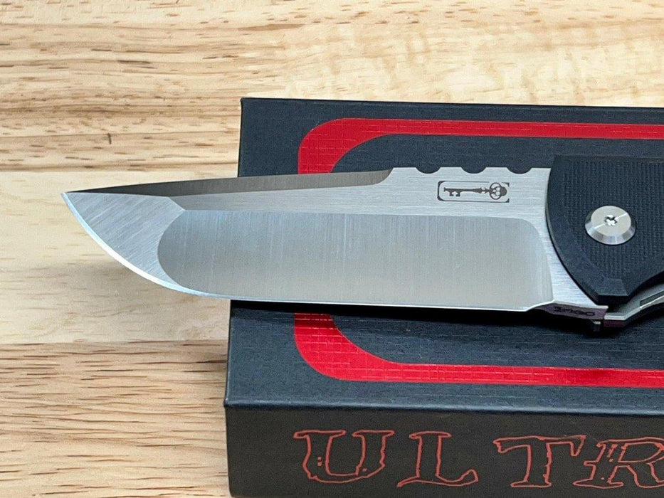 Chaves Redencion 229 Lee Williams Kickstop Flipper Drop Point Black G10 Titanium Entropic Clip from NORTH RIVER OUTDOORS