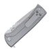 Chaves Redencion 229 Lee Williams Kickstop Flipper Stonewashed Drop Point Titanium 3.50" - NORTH RIVER OUTDOORS