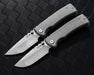 Chaves Ultramar Redencion Street Titanium Drop Point Knife (3.25" Satin) from NORTH RIVER OUTDOORS