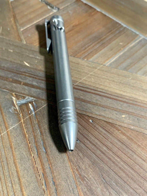 Chaves Ultramar Solid Titanium Bolt Action Pen 4.82" PEN/BA/SSWTI from NORTH RIVER OUTDOORS