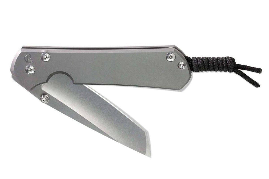 Chris Reeve Large Sebenza 31 Sprint Tanto S45VN Glass Blast Titanium Folder from NORTH RIVER OUTDOORS