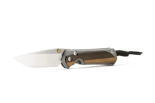 Chris Reeve S31-1116 Small Sebenza 31 Knife 2.99" S45VN Titanium Handles Ebony Wood Inlays (USA) - NORTH RIVER OUTDOORS