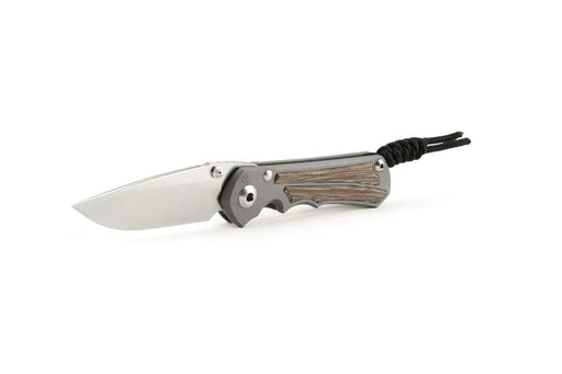 Chris Reeve Small Inkosi Natural Canvas Inlay Drop Point SIN-1014 - NORTH RIVER OUTDOORS