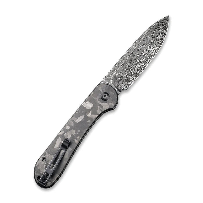 CIVIVI C2103DS-3 Button Lock Elementum Folding Knife 3.47" Damascus from NORTH RIVER OUTDOORS
