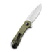CIVIVI Elementum Flipper Knife 2.96"  D2 Satin Blade from NORTH RIVER OUTDOORS