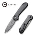 CIVIVI Knives Elementum Flipper Knife 2.96" Damascus, Carbon Fiber CIVC907DS from NORTH RIVER OUTDOORS