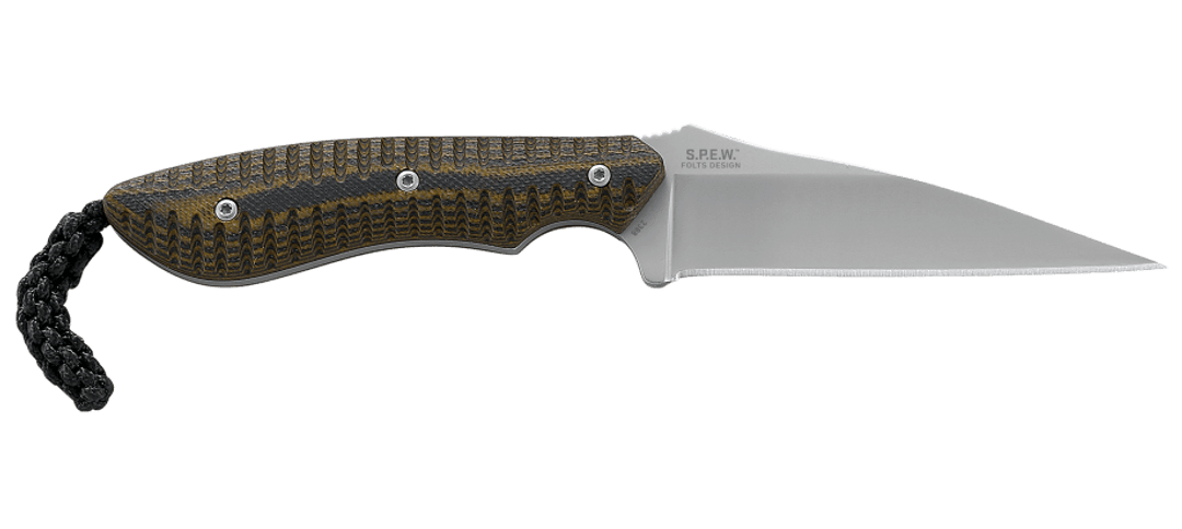 CRKT 2388 Folts S.P.E.W. Small Pocket Everyday Wharncliffe Fixed 3" Blade - NORTH RIVER OUTDOORS