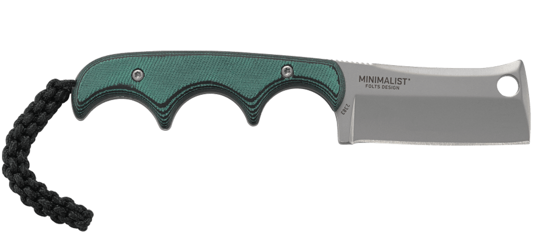 CRKT Folts Minimalist Cleaver Neck Knife (2.13" Bead Blast) 2383 from NORTH RIVER OUTDOORS