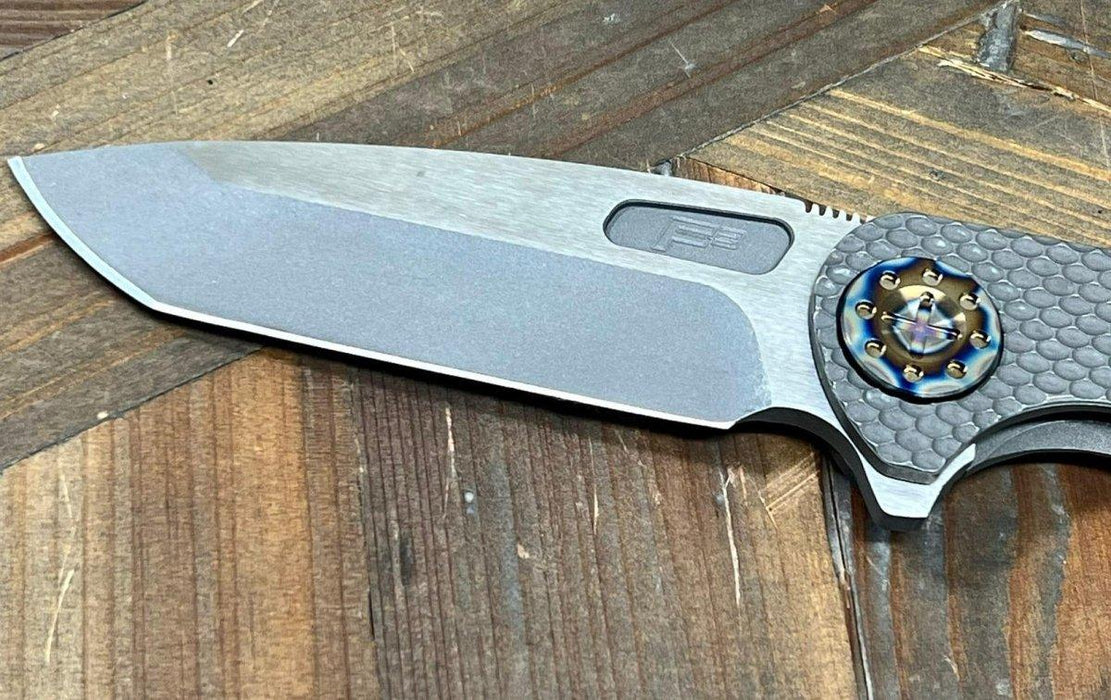 Curtiss F3 Large Spanto Flipper MagnaCut Stonewash SPM-Mill Two Tone Torched (USA) from NORTH RIVER OUTDOORS