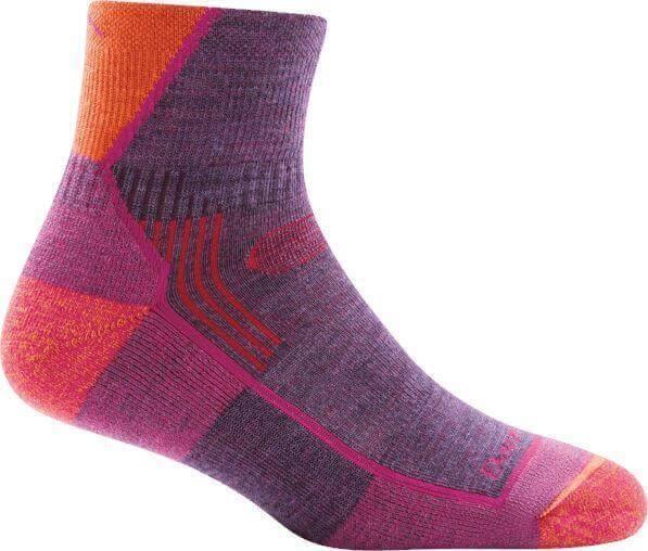 Darn Tough Hiker 1/4 Sock Cushion Womens #1958 from NORTH RIVER OUTDOORS