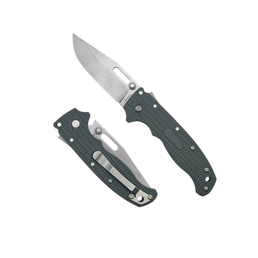 Demko AD20.5 Shark Lock Folding Knife 3" CPM-S35VN Clip Point Blade Black G10 from NORTH RIVER OUTDOORS