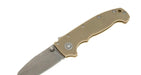 Demko Knives MG AD20 Slicer Shark Foot Knife Tan G-10 (USA) from NORTH RIVER OUTDOORS