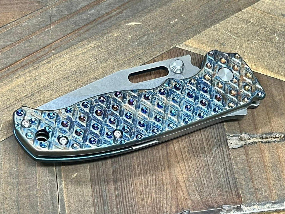 Demko Limited Edition AD20.5 Shark Lock Folding Knife 3" S35VN Clip Point Titanium Handles from NORTH RIVER OUTDOORS