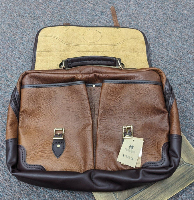 Duluth Briefcase Entrepreneur Bison Brown from NORTH RIVER OUTDOORS