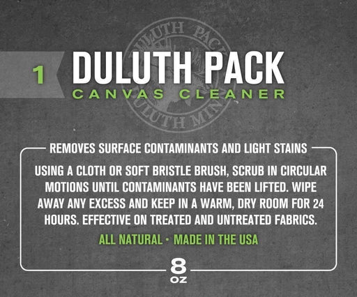 Duluth Canvas Cleaner  8oz (USA) from NORTH RIVER OUTDOORS