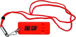 Eagle Claw Flat Fluorescent Orange Boat Whistle With Lanyard from NORTH RIVER OUTDOORS