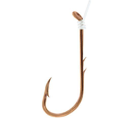 Eagle Claw Lake & Stream 13010-002 Snelled Hook, Size 2 from NORTH RIVER OUTDOORS