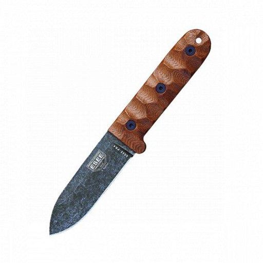 ESEE Camp-Lore PR4 ESEE-PR4-BO Fixed Knife 4.19" 1095 (USA) from NORTH RIVER OUTDOORS