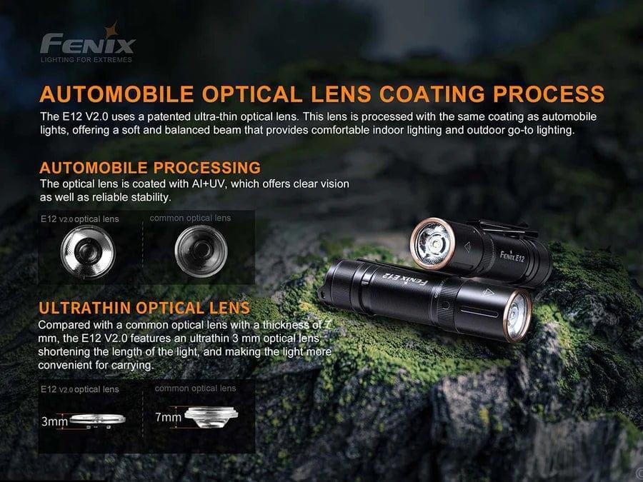 Fenix E12 V2.0 AA EDC Flashlight - NORTH RIVER OUTDOORS