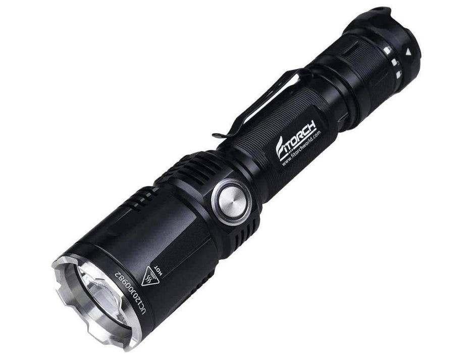 Fitorch M30R Rechargeable Tactical LED Flashlight - CREE XHP35 HD - 1800 Lumens - NORTH RIVER OUTDOORS