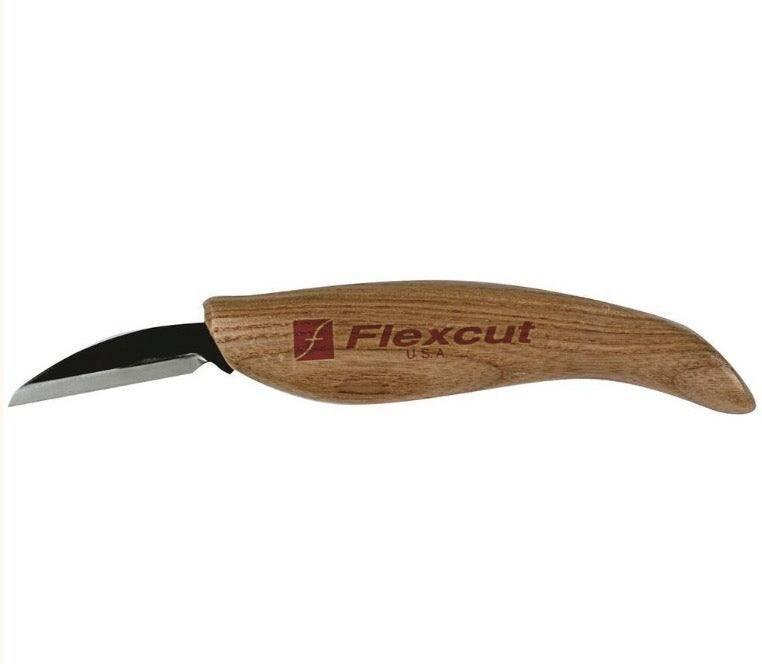 Flexcut Carving Knives, Starter Set, with Ergonomic Handles and Carbon  Steel Blades, Set of 3 KN500 