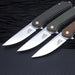 FreeTiger FT956 Flipper Folding Pocket Knife 3.346” D2 Blade Flax Fiber Handle from NORTH RIVER OUTDOORS