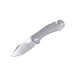 GiantMouse ACE Atelier Folding Knife 2.875" Elmax Satin Titanium Handles (Italy) from NORTH RIVER OUTDOORS