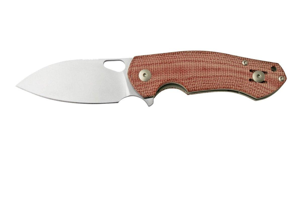 GiantMouse ACE Biblio Red Canvas Satin Folding Knife - NORTH RIVER OUTDOORS