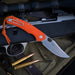 GiantMouse ACE Jutland Orange G10 Folding Knife from NORTH RIVER OUTDOORS
