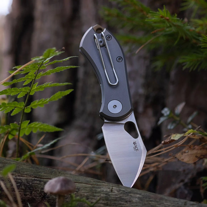 GiantMouse ACE Nibbler Titanium 20cv Folding Knife from NORTH RIVER OUTDOORS