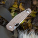 GiantMouse ACE Nimbus V2 Natural Canvas Folding Knife from NORTH RIVER OUTDOORS