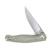 GiantMouse ACE Sonoma V2 Green Canvas Micarta Folding Knife from NORTH RIVER OUTDOORS