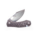 GiantMouse Atelier Folding Knife 2.875" Elmax Satin Blade Carbon Fiber Handles (Italy) from NORTH RIVER OUTDOORS