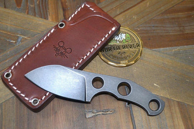 GiantMouse GMF1-F Fixed Blade (Dark PVD Stonewash) - NORTH RIVER OUTDOORS