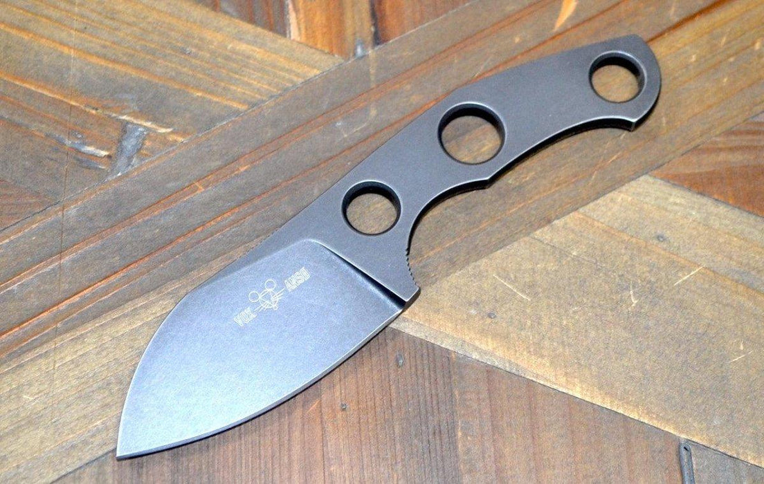 GiantMouse GMF1-F Fixed Blade (Dark PVD Stonewash) from NORTH RIVER OUTDOORS