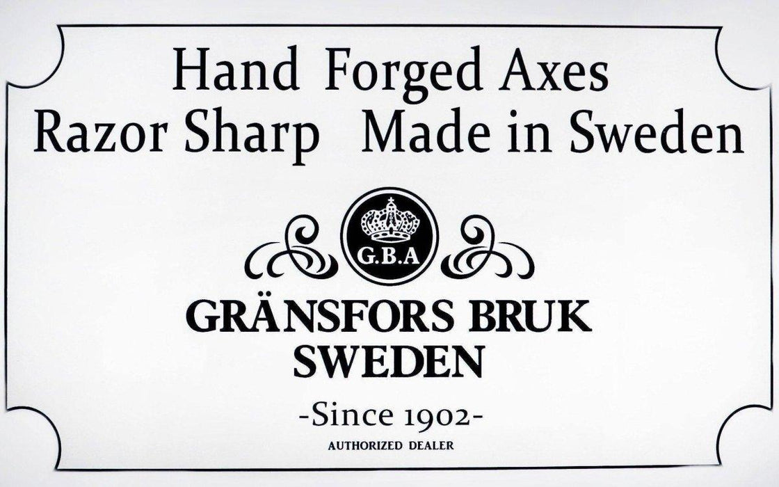 Gransfors Bruk Axe Book & Warranty Manual from NORTH RIVER OUTDOORS