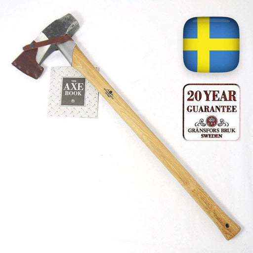 Gransfors Splitting Maul #450 with Collar Guard (Sweden) from NORTH RIVER OUTDOORS
