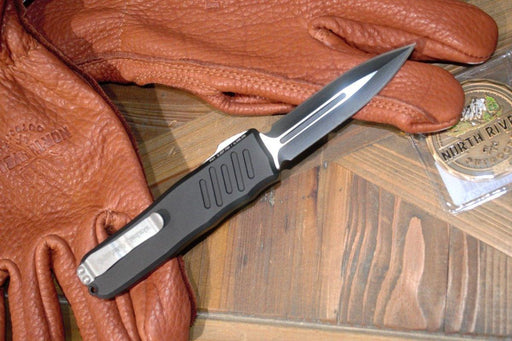 Guardian Tactical RECON-035 93231 Two Tone Black DE Plain Auto Knife 3.3" - NORTH RIVER OUTDOORS