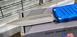 Guardian Tactical RECON-035 94531 Blue Auto Knife 3.3" Dagger Stonewash from NORTH RIVER OUTDOORS